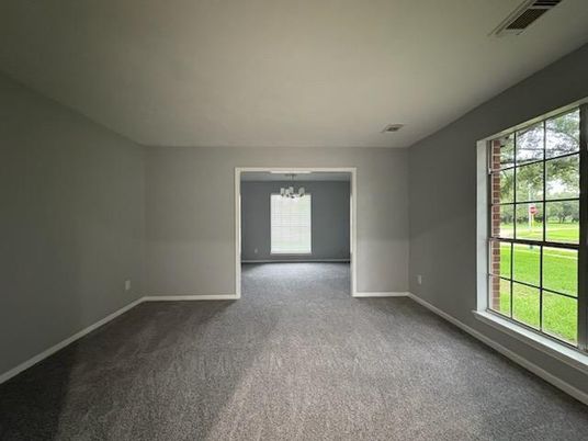 Chandelier, Empty room, Interior