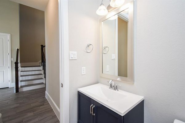 Bathroom, Interior, Wood Texture Flooring