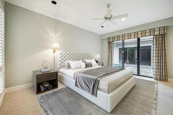 Bedroom, Interior, Recessed Lighting