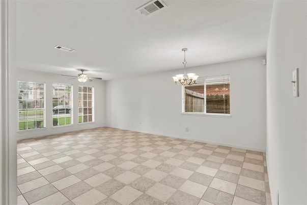 Chandelier, Empty room, Interior