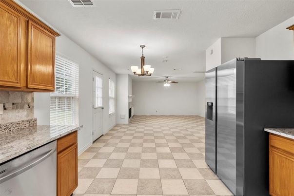 Chandelier, Interior, Kitchen, Pendant Lights, Recessed Lighting, Stainless Steel Appliances