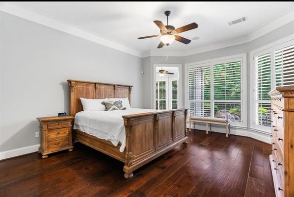 Bedroom, Interior, Wood Texture Flooring