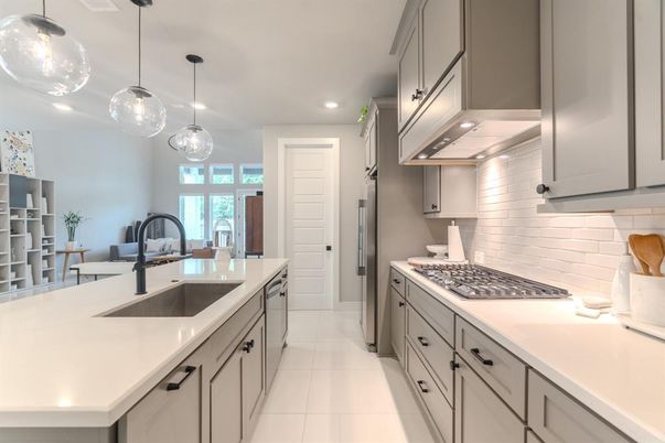 Interior, Kitchen, Pendant Lights, Recessed Lighting