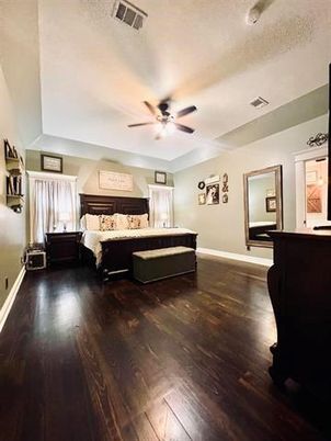 Bedroom, Interior, Wood Texture Flooring