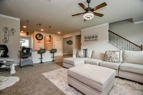 Interior, Kitchen, Living room, Pendant Lights, Recessed Lighting