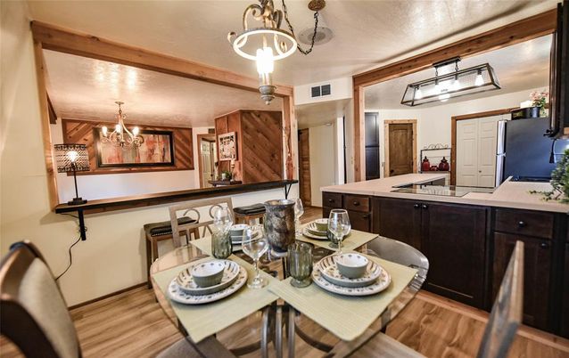Dining room, Interior, Wood Texture Flooring