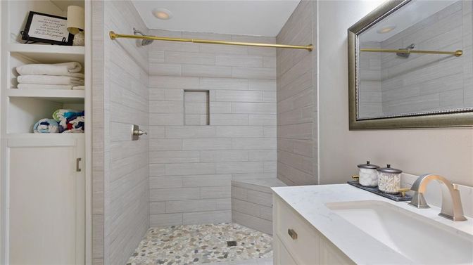 Bathroom, Glass Shower, Interior