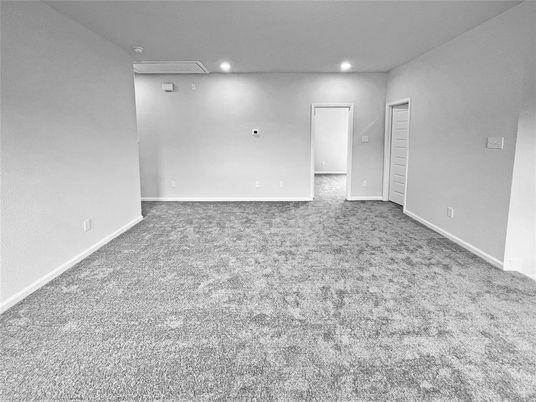 Empty room, Interior, Recessed Lighting