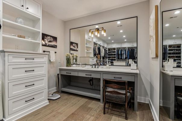 Interior, Recessed Lighting, Walk-in Closets, Wood Texture Flooring