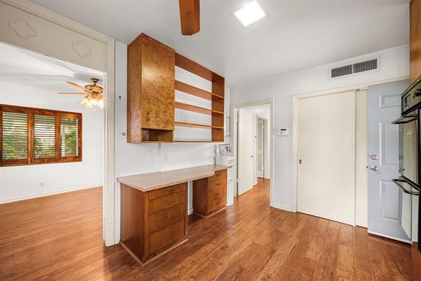 Interior, Kitchen, Wood Texture Flooring