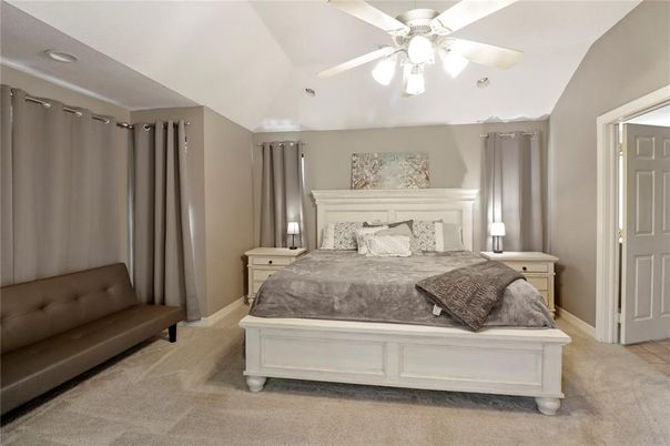 Bedroom, Interior, Recessed Lighting