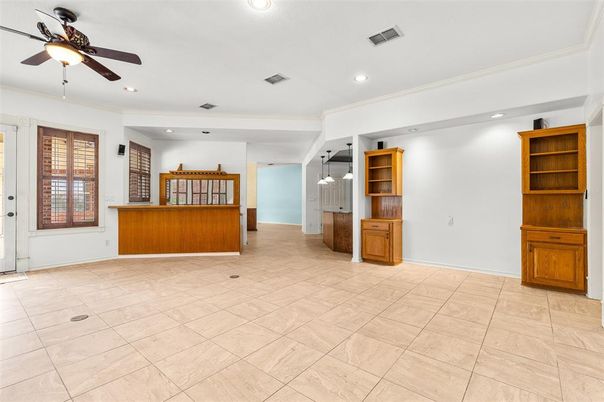 Empty room, Interior, Recessed Lighting