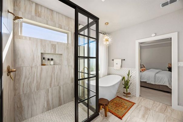Bathroom, Bedroom, Chandelier, Interior, Marble