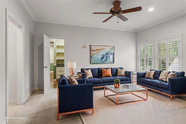 Interior, Living room, Recessed Lighting