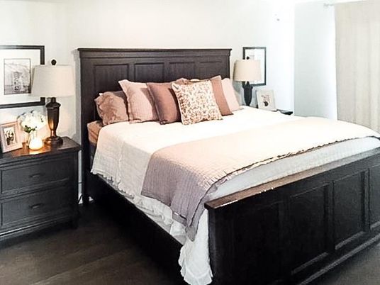 Bedroom, Interior, Wood Texture Flooring