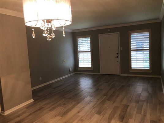 Chandelier, Empty room, Interior, Wood Texture Flooring