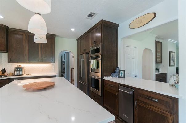 Interior, Kitchen, Recessed Lighting, Stainless Steel Appliances