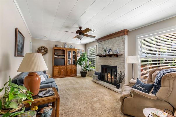 Fireplace, Interior, Living room, Stone Walls