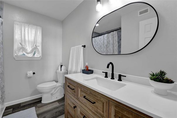 Bathroom, Interior, Wood Texture Flooring