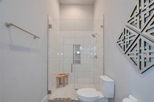 Bathroom, Glass Shower, Interior
