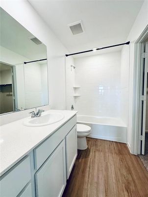 Bathroom, Interior, Wood Texture Flooring