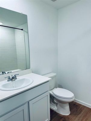 Bathroom, Interior, Wood Texture Flooring