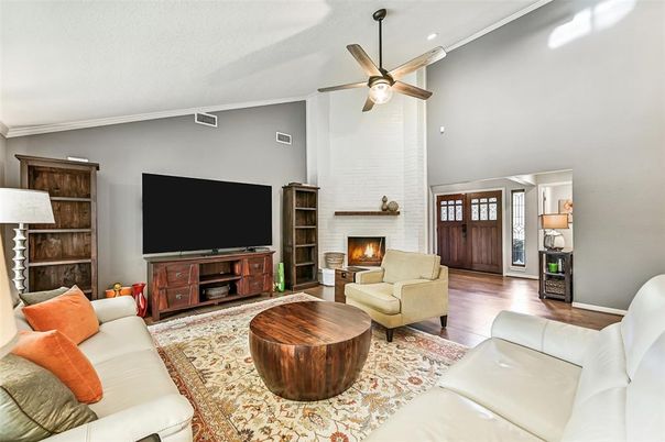 Fireplace, Interior, Living room, Wood Texture Flooring