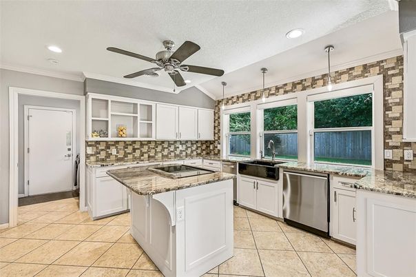 Interior, Kitchen, Pendant Lights, Recessed Lighting