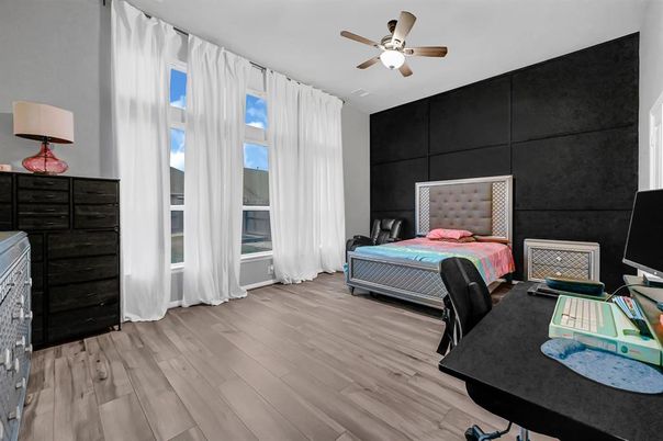 Bedroom, Home Office, Interior, Wood Texture Flooring