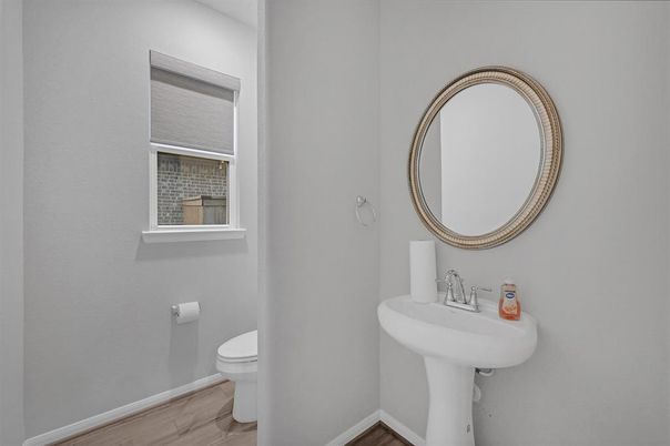 Bathroom, Interior, Wood Texture Flooring