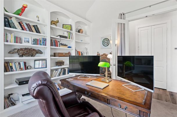 Home Office, Interior, Wood Texture Flooring