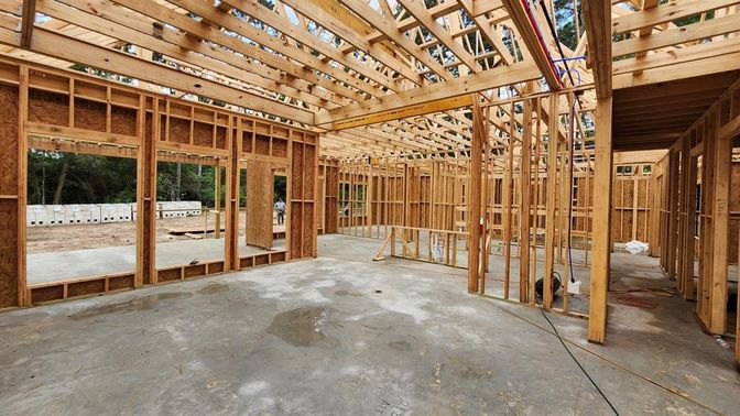 Interior, Wooden Beams