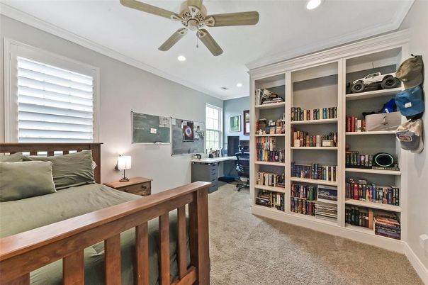 Home Office, Interior, Recessed Lighting