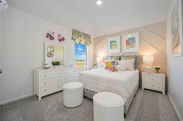 Bedroom, Interior, Recessed Lighting