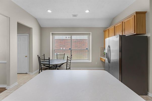 Dining room, Interior, Kitchen, Recessed Lighting