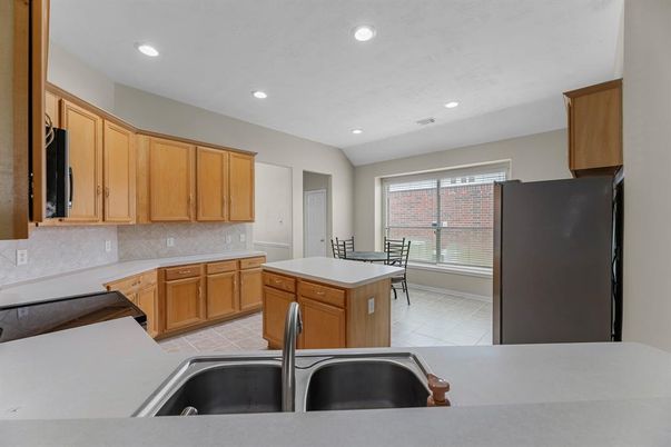 Dining room, Interior, Kitchen, Recessed Lighting