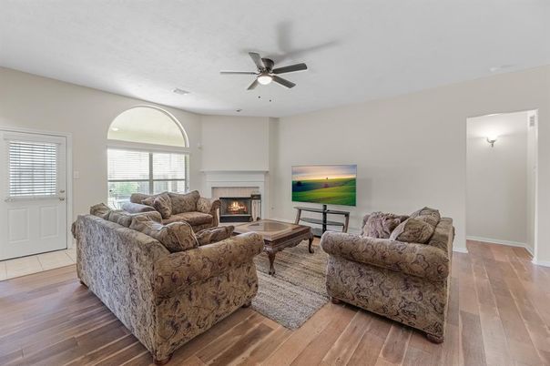 Fireplace, Interior, Living room, Wood Texture Flooring