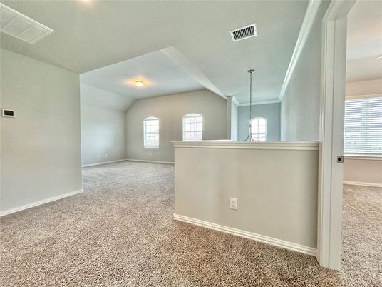 Empty room, Interior, Pendant Lights
