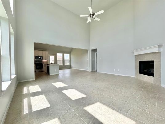 Empty room, Fireplace, Interior, Kitchen
