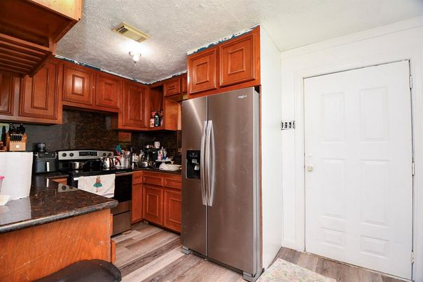 Interior, Kitchen, Wood Texture Flooring