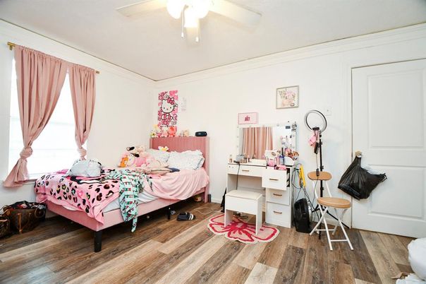 Bedroom, Interior, Wood Texture Flooring