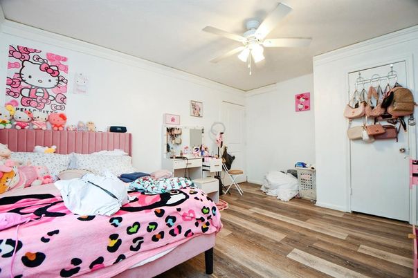 Bedroom, Interior, Wood Texture Flooring