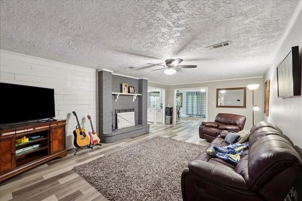 Fireplace, Interior, Living room, Wood Texture Flooring
