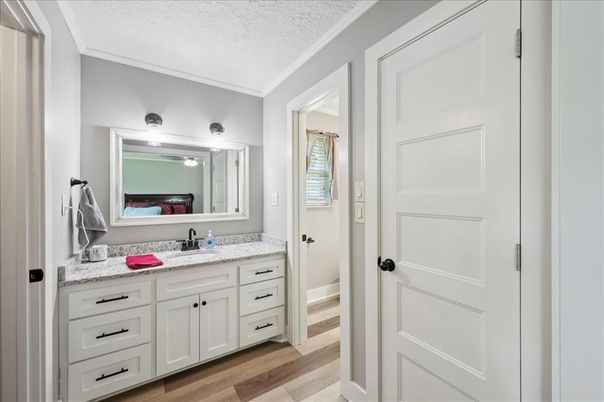 Bathroom, Interior, Wood Texture Flooring