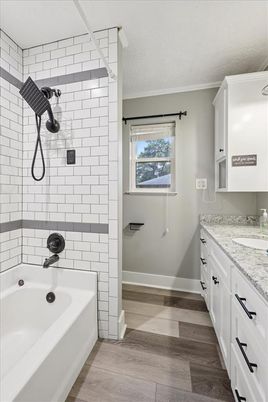 Bathroom, Interior, Wood Texture Flooring