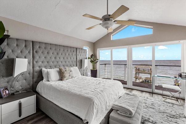 Bedroom, Interior, Water, Wood Texture Flooring