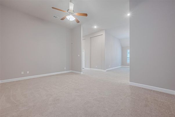 Empty room, Interior, Recessed Lighting
