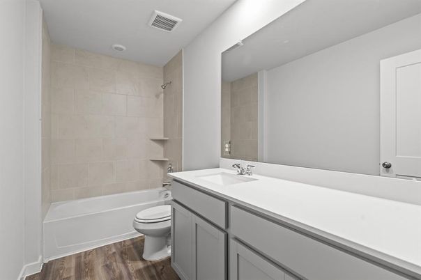 Bathroom, Interior, Wood Texture Flooring