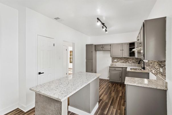 Interior, Kitchen, Wood Texture Flooring