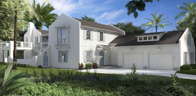 Attached, Exterior, Facade, Farmhouse